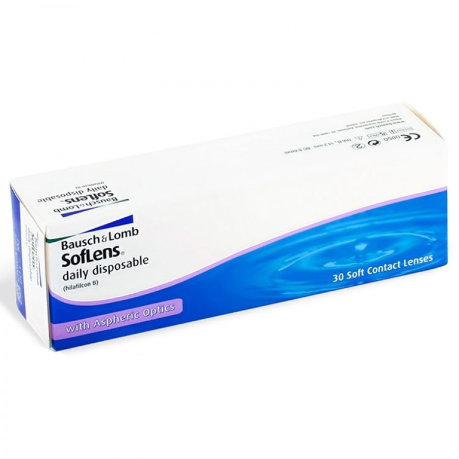 Bausch & Lomb Soflens Daily Disposable unica folosinta - 30 lentile/ cutie