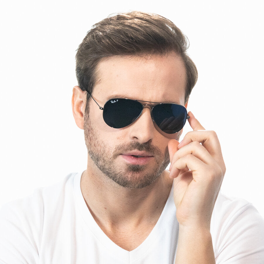 Ochelari de soare unisex Aviator Large Metal Ray-Ban RB3025 004/78