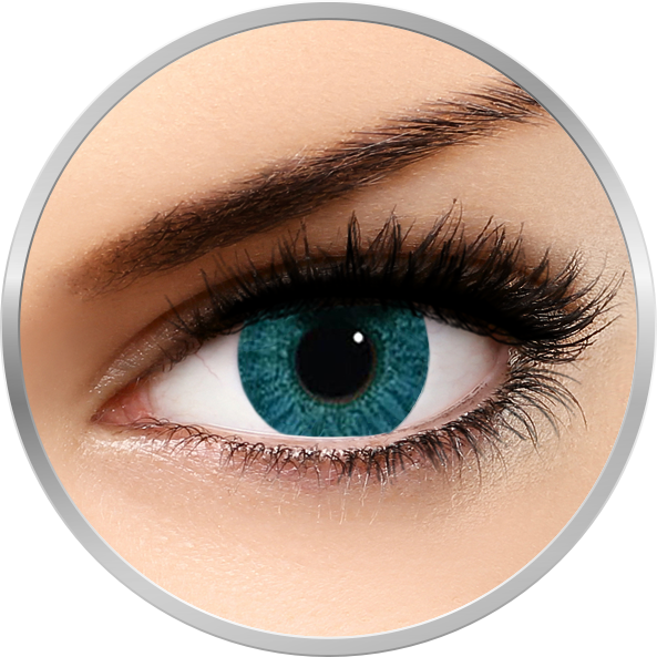 Freshlook Colorblends Turquoise - Ежемесячные цветные контактные бирюзовые линзы в месяц - 30 носок (2 линзы/упаковка)