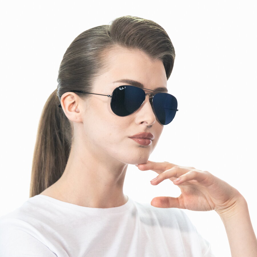 Ochelari de soare unisex Aviator Large Metal Ray-Ban RB3025 004/78
