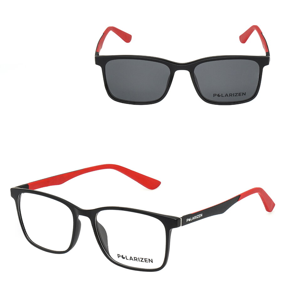Rame ochelari de vedere barbati Polarizen Clip-on 1912 C6