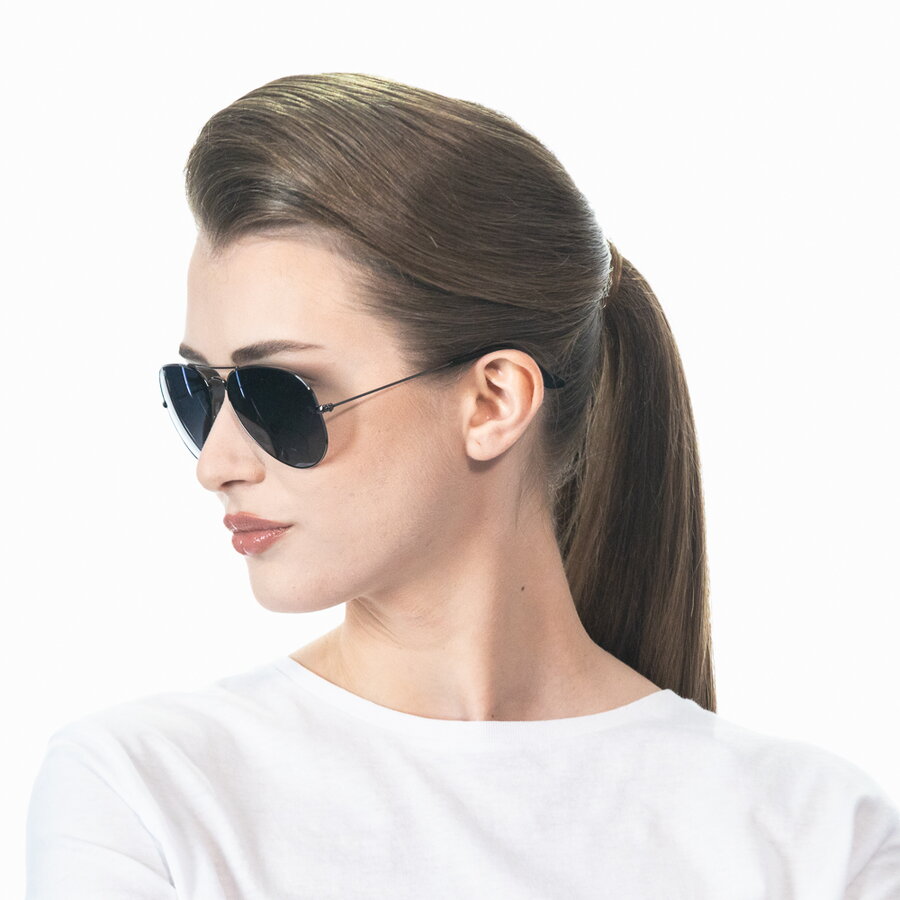 Ochelari de soare unisex Aviator Large Metal Ray-Ban RB3025 004/78