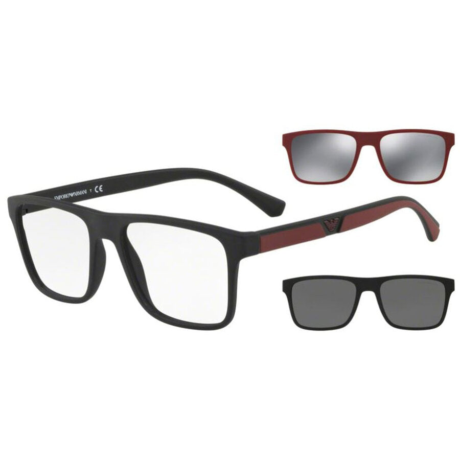 Rame ochelari de vedere barbati Emporio Armani CLIP-ON EA4115 50421W