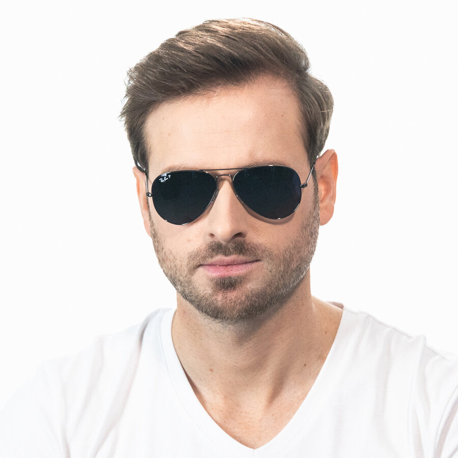 Ochelari de soare unisex Aviator Large Metal Ray-Ban RB3025 004/78