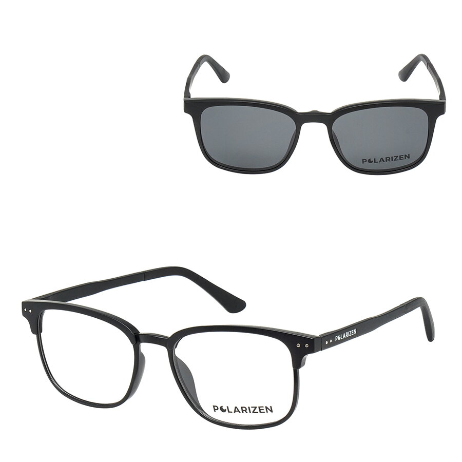Rame ochelari de vedere unisex Polarizen Clip-on T1930 C1