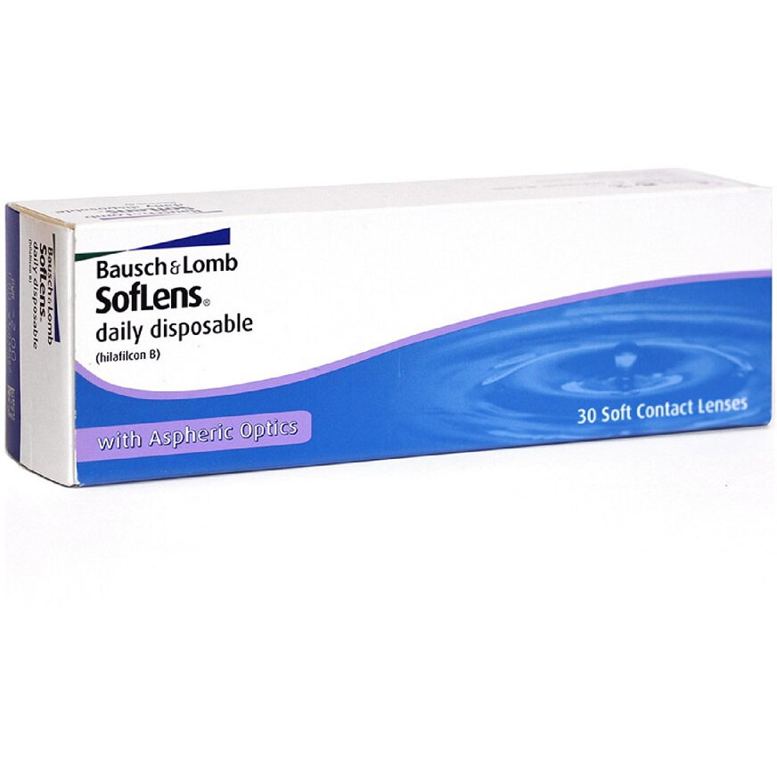 Bausch & Lomb Soflens Daily Disposable unica folosinta - 30 lentile/ cutie