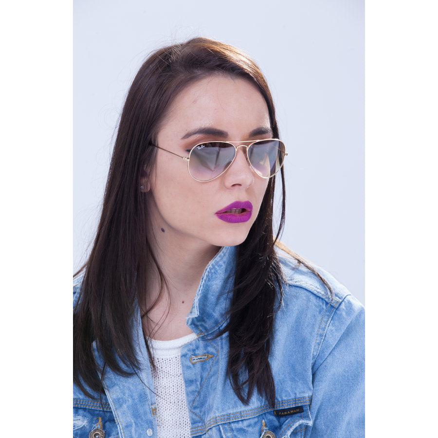 Ochelari de soare unisex Aviator Large Metal Ray-Ban RB3025 001/51