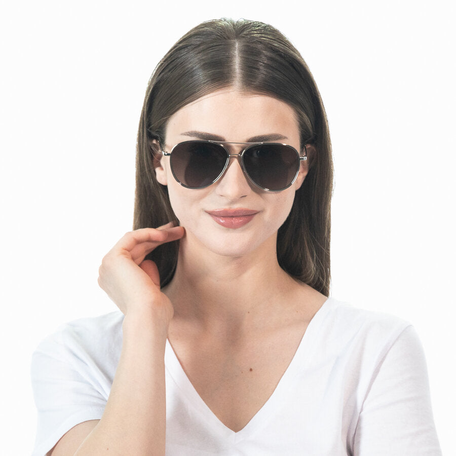 Fossil Женские солнцезащитные очки Fossil FOS 2096/G/S 3YG Размер: 57-140-14