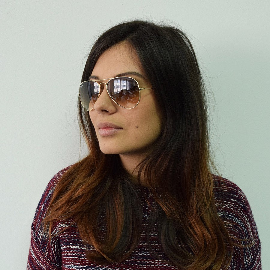 Ochelari de soare unisex Aviator Large Metal Ray-Ban RB3025 001/51