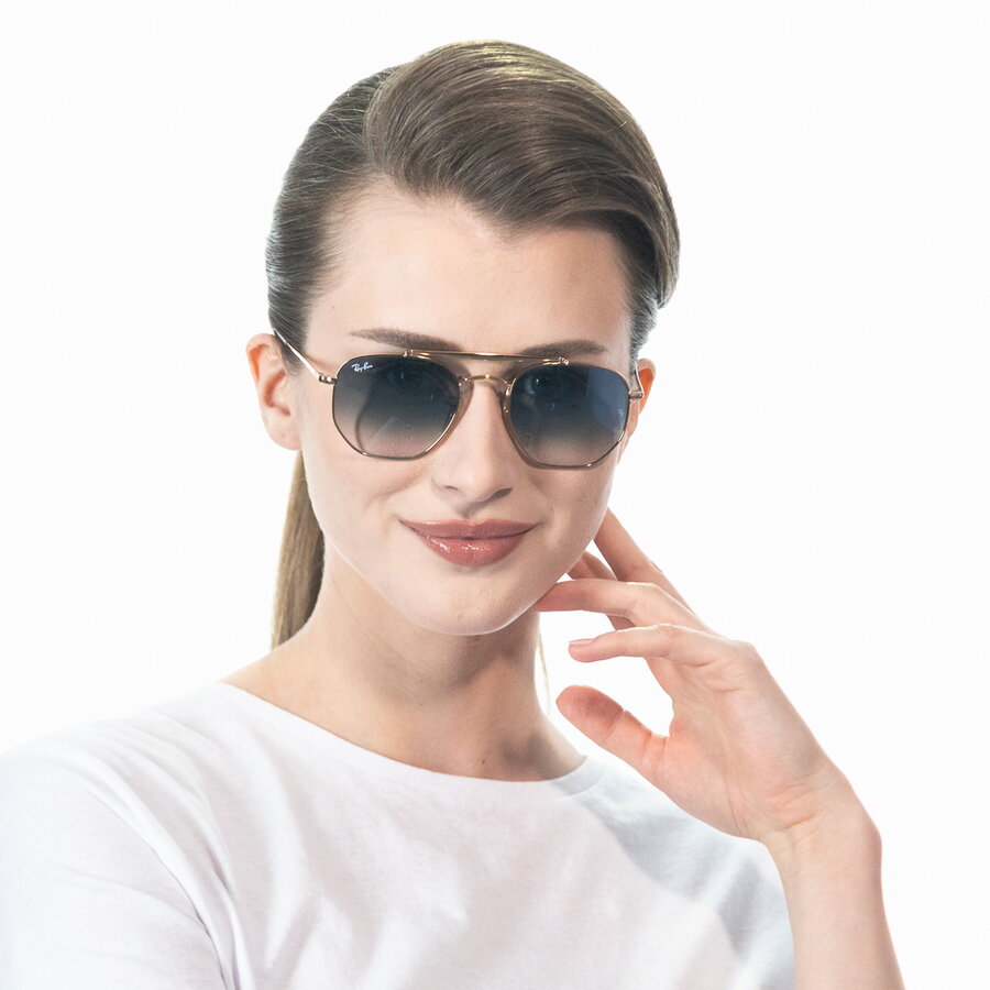 Ochelari de soare unisex Aviator Large Metal Ray-Ban RB3025 001/3F