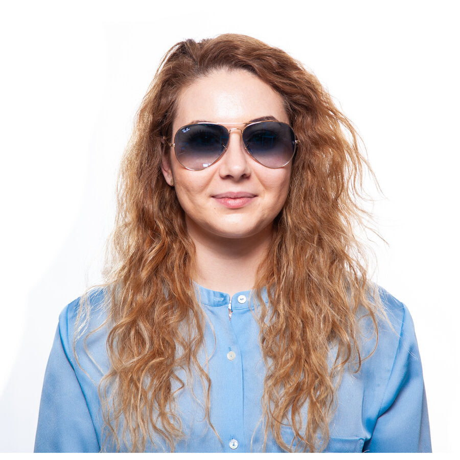 Ochelari de soare unisex Aviator Large Metal Ray-Ban RB3025 001/3F