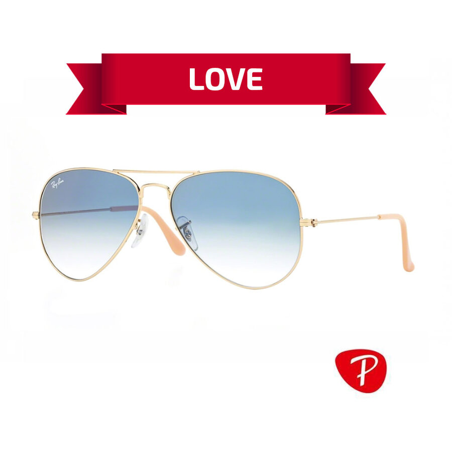 Ochelari de soare unisex Aviator Large Metal Ray-Ban RB3025 001/3F
