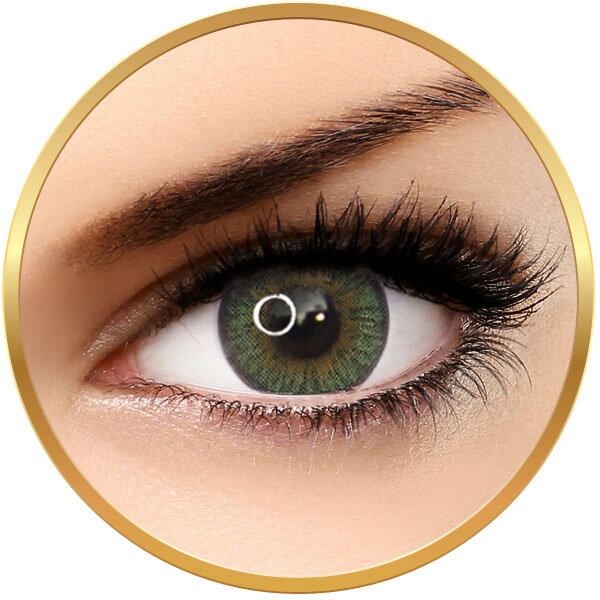 Adore Tri Tone Green - Ежеквартальные цветные  контактные линзы зеленого цвета - 90 носок (2 линзы/упаковка)