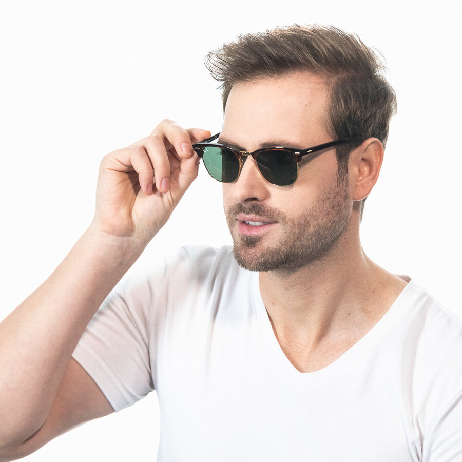 Ochelari de soare unisex Clubmaster Ray-Ban RB3016 W0366