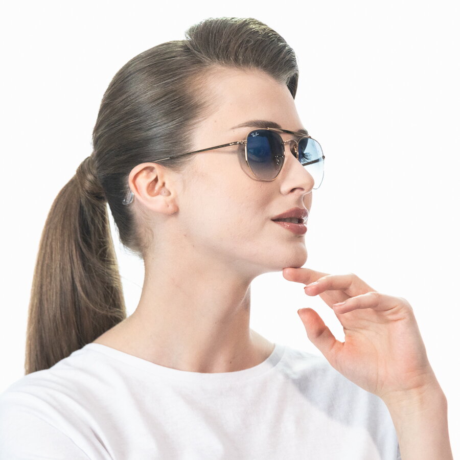Ochelari de soare unisex Aviator Large Metal Ray-Ban RB3025 001/3F