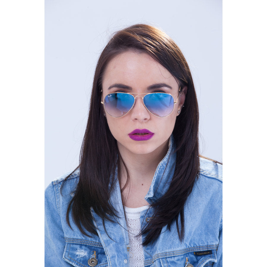 Ochelari de soare unisex Aviator Large Metal Ray-Ban RB3025 001/3F