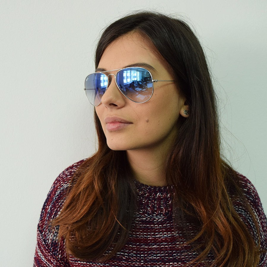 Ochelari de soare unisex Aviator Large Metal Ray-Ban RB3025 001/3F