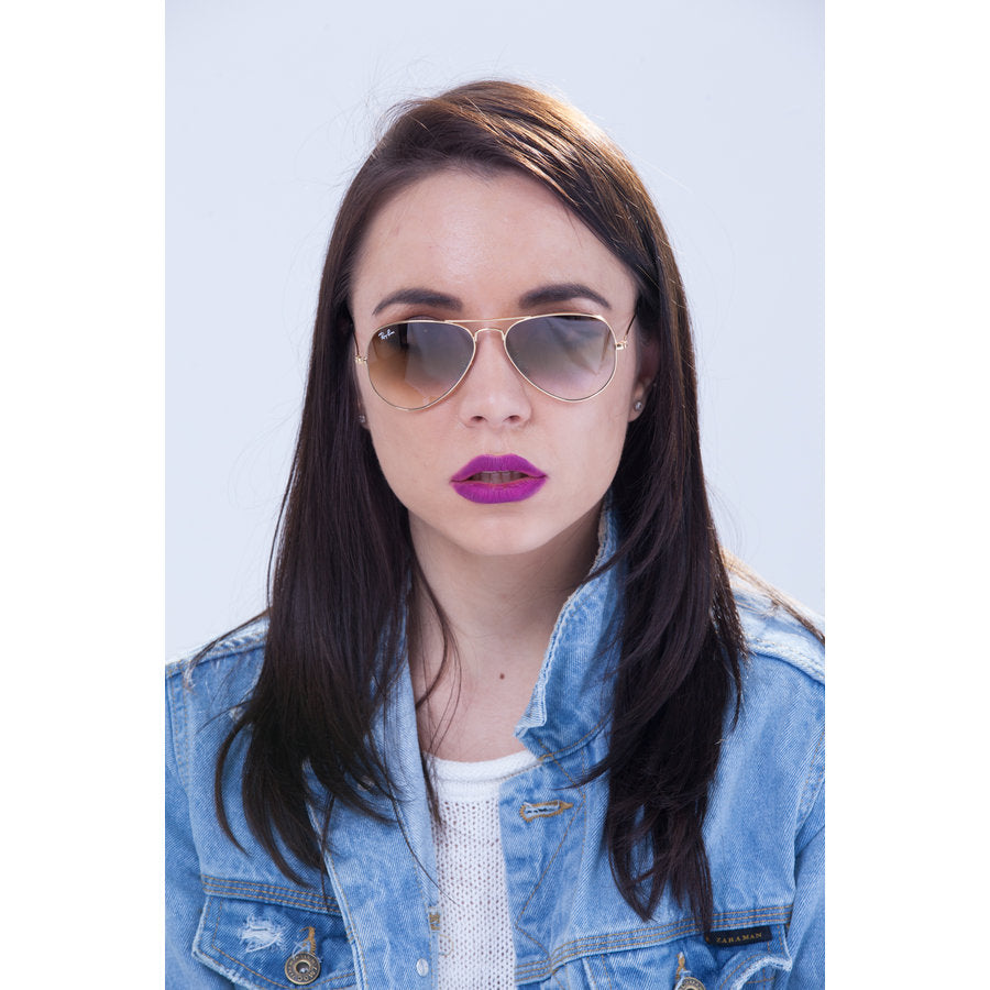 Ochelari de soare unisex Aviator Large Metal Ray-Ban RB3025 001/51