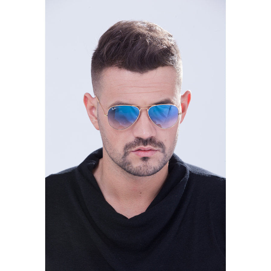 Ochelari de soare unisex Aviator Large Metal Ray-Ban RB3025 001/3F