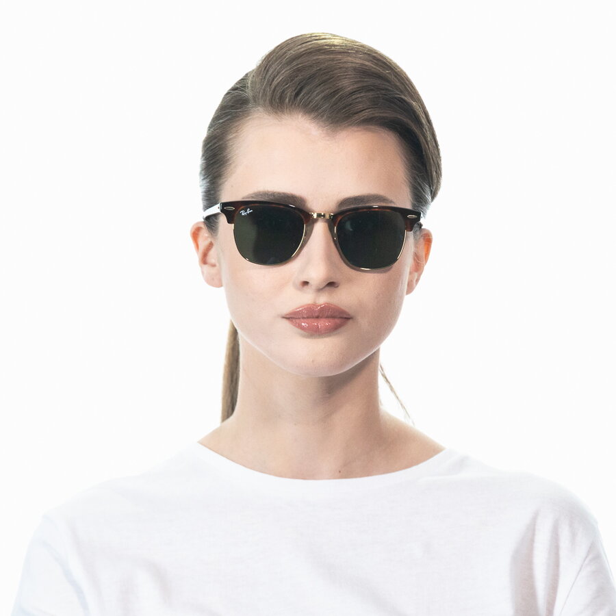 Ochelari de soare unisex Clubmaster Ray-Ban RB3016 W0366