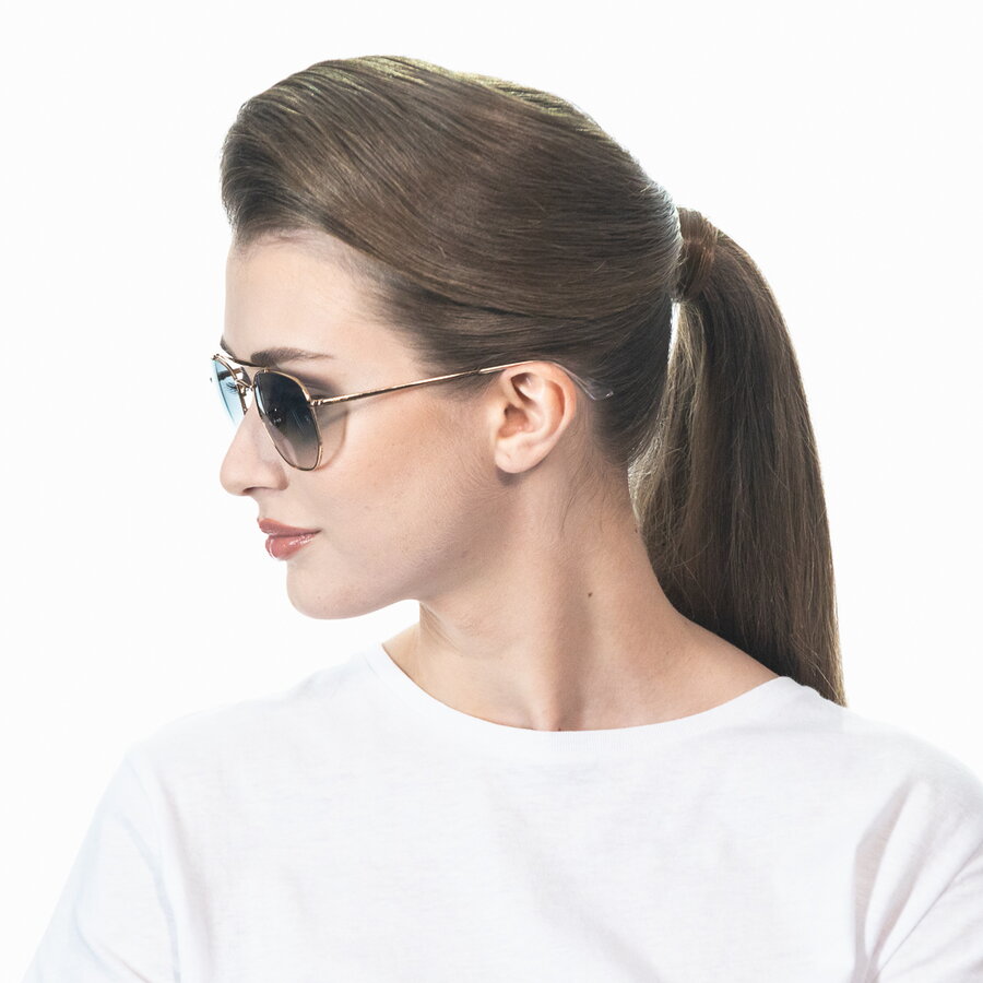 Ochelari de soare unisex Aviator Large Metal Ray-Ban RB3025 001/3F