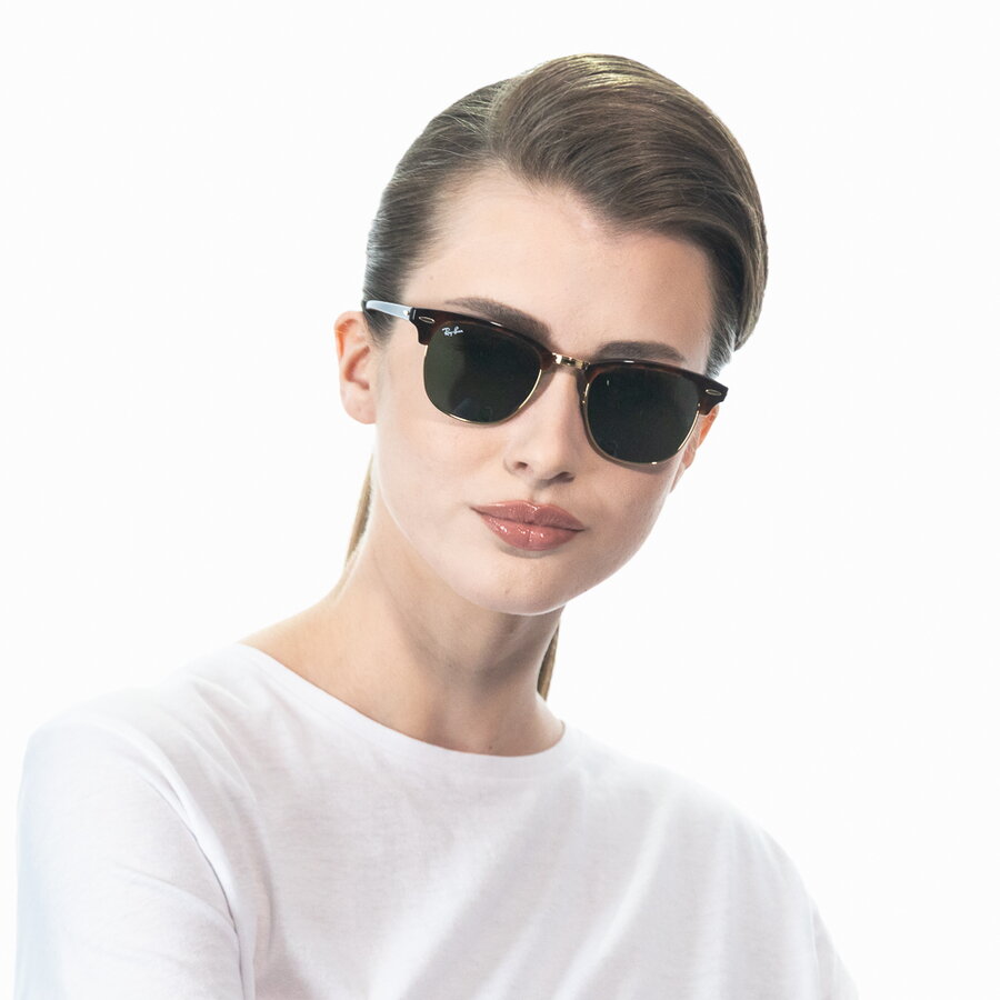 Ochelari de soare unisex Clubmaster Ray-Ban RB3016 W0366