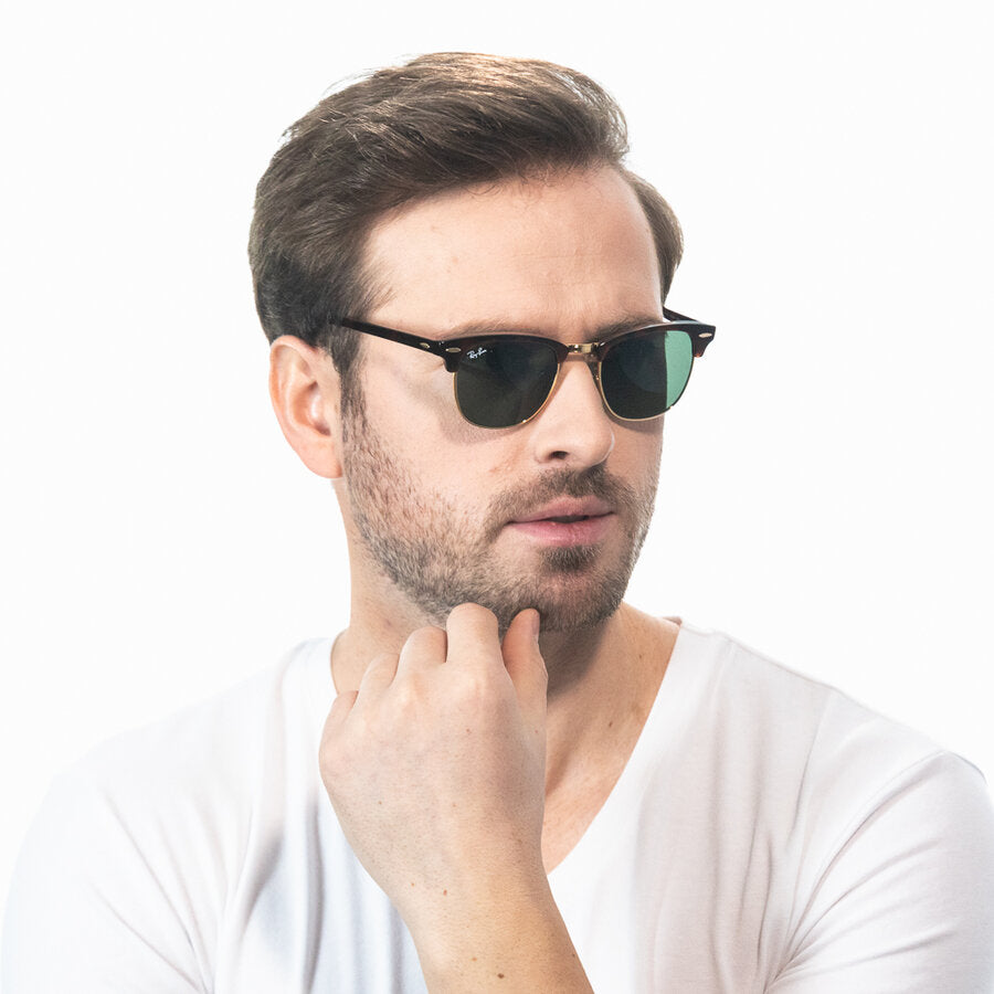 Ochelari de soare unisex Clubmaster Ray-Ban RB3016 W0366